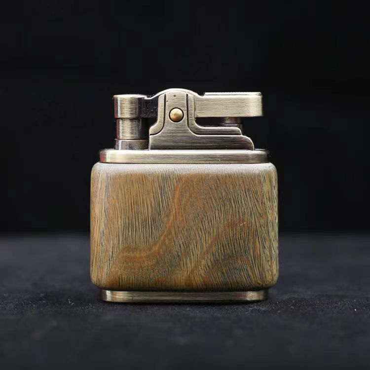 Wooden Vintage Spark Kerosene Lighter | Kalsten
