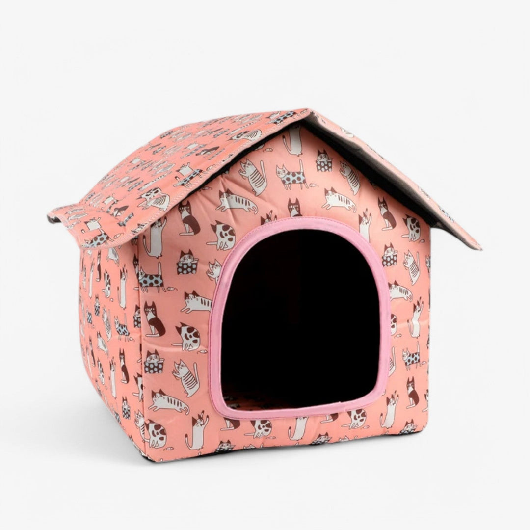 Weatherproof Animal House "CozyNest" for Cats and Small Dogs | Kalsten