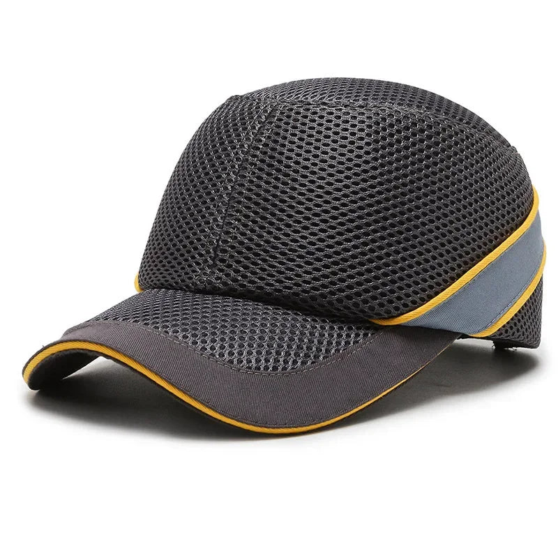 BowLift | Red Safety Bump Cap - Helmet with hard ABS inner core for head protection at home, work, and factory