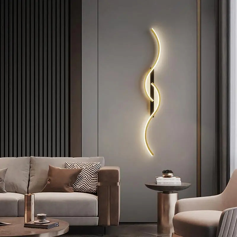Modern LED Wall Lamp – Contemporary Wall Sconce for Living Room, Bedroom, Dining Room, and Hallway – Up & Down Lighting, Dimmable, Touch Switch, Indoor Home Decoration | Kalsten