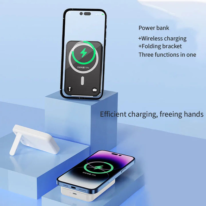 Kalsten | Magnetic Wireless Power Bank with Kickstand