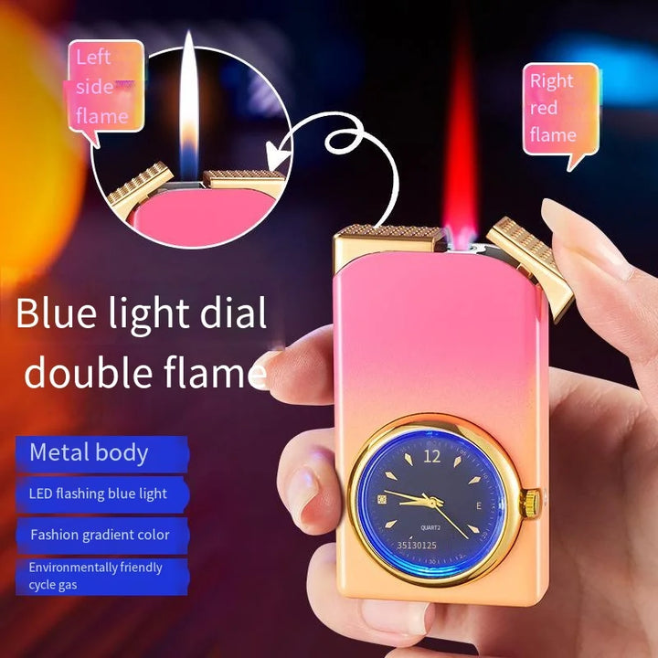 Creative Dual Fire Gradient Color Lighter Watch | Kalsten