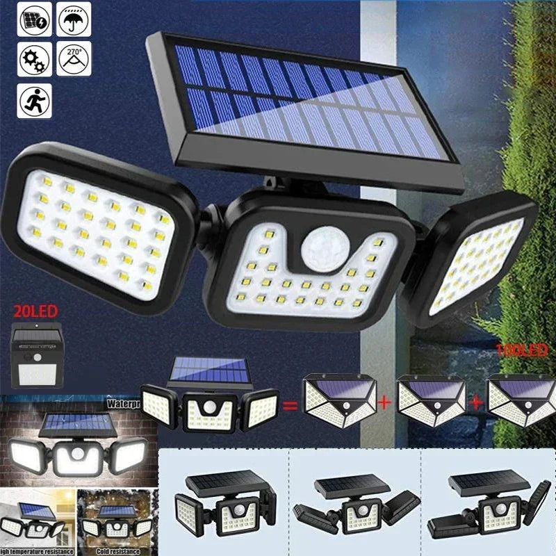 Power Save Motion Activated Outdoor Solar Lamp | Kalsten