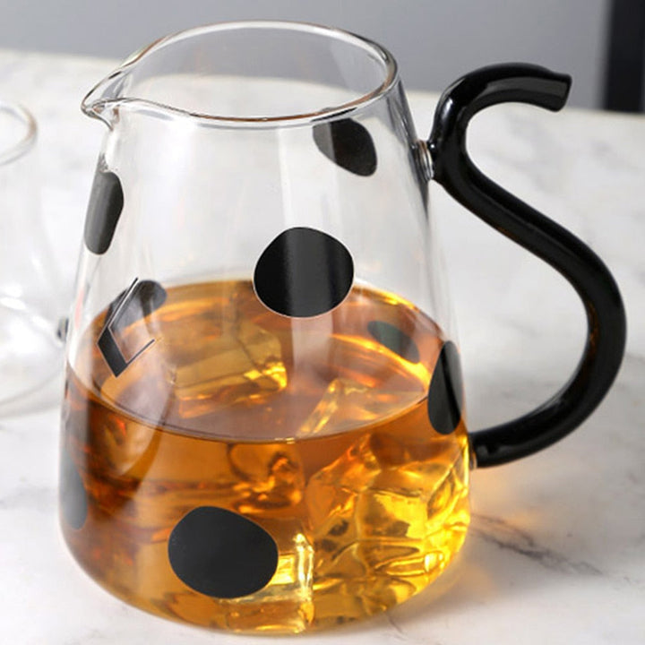 Sweet cow glass jug with cup | Kalsten