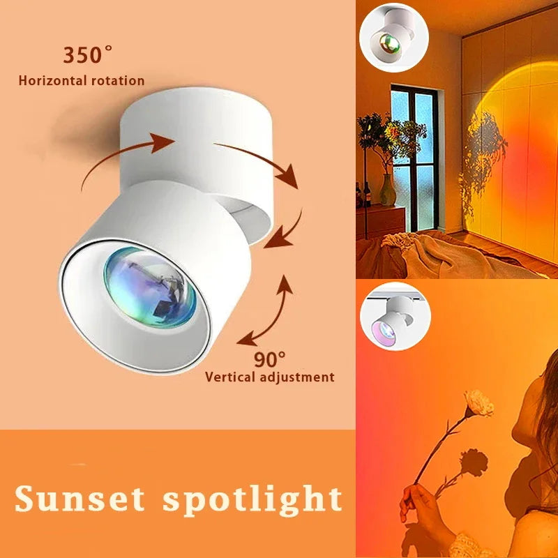 LED Sunset Atmosphere Wall Spotlight | Kalsten