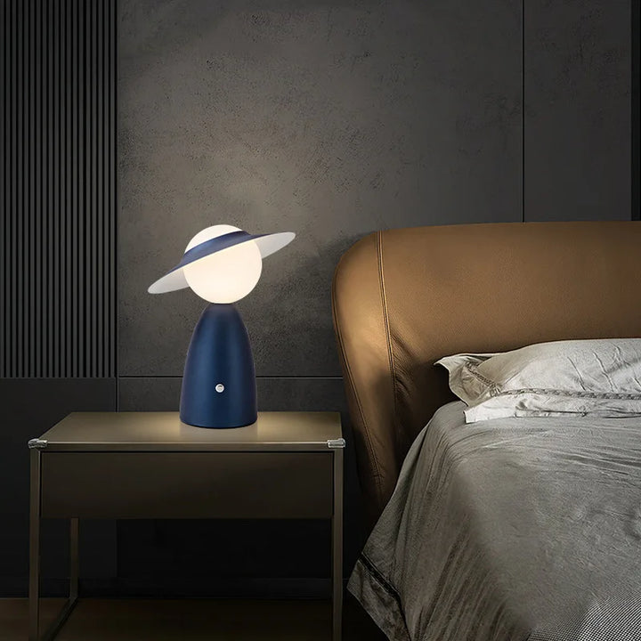 Battery Table Lamp Man with Hat | Kalsten