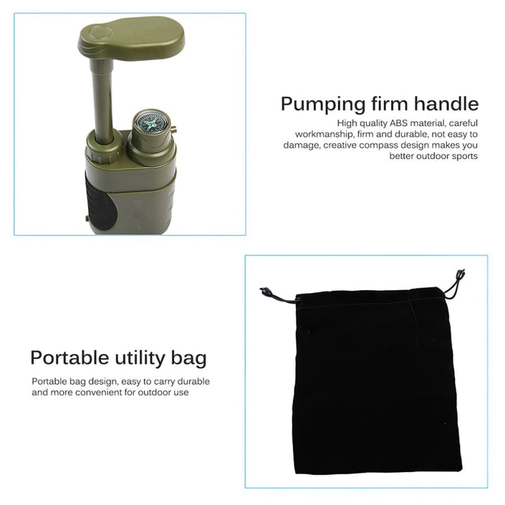 Outdoor Water Filter Camping Survival Tool | Kalsten