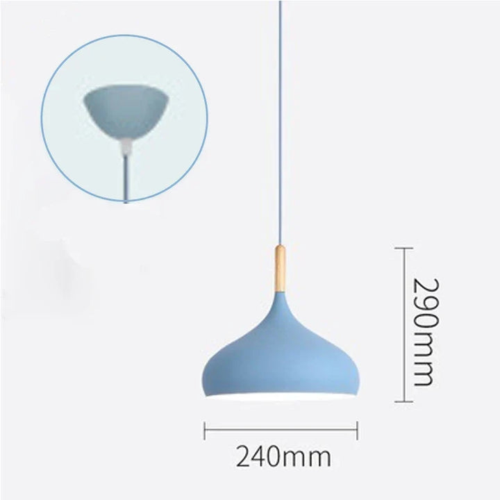 LED Iron Chandelier Pendant Lamp - Vintage Hanging Light | Kalsten