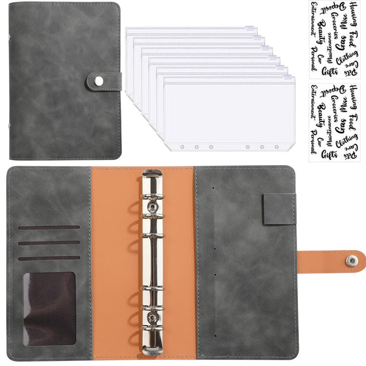 Kalsten | Financial Planner Leather Multi Pocket Bill Organizer Notebook