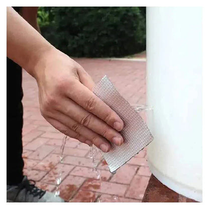 Skanto | Heat-Resistant Waterproof Tape - Thicker Aluminum Foil Butyl Tape for Wall, Pool, Roof Crack Repair - Self-Adhesive Duct Tape