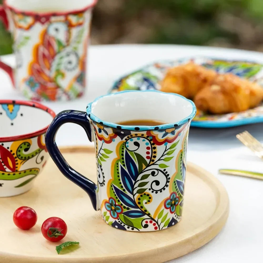 Bohemian Blossoms Coffee Mug | Kalsten