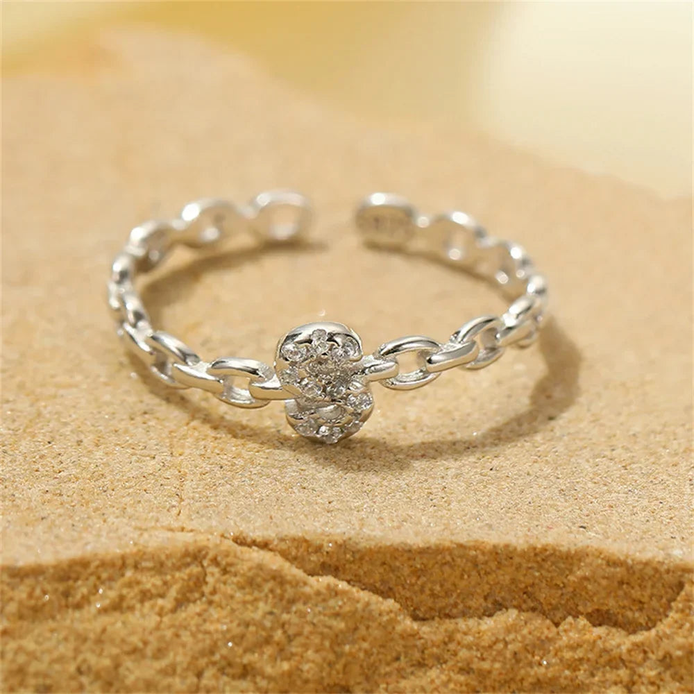 Kalsten | Dainty Diamond Letter Initial Ring