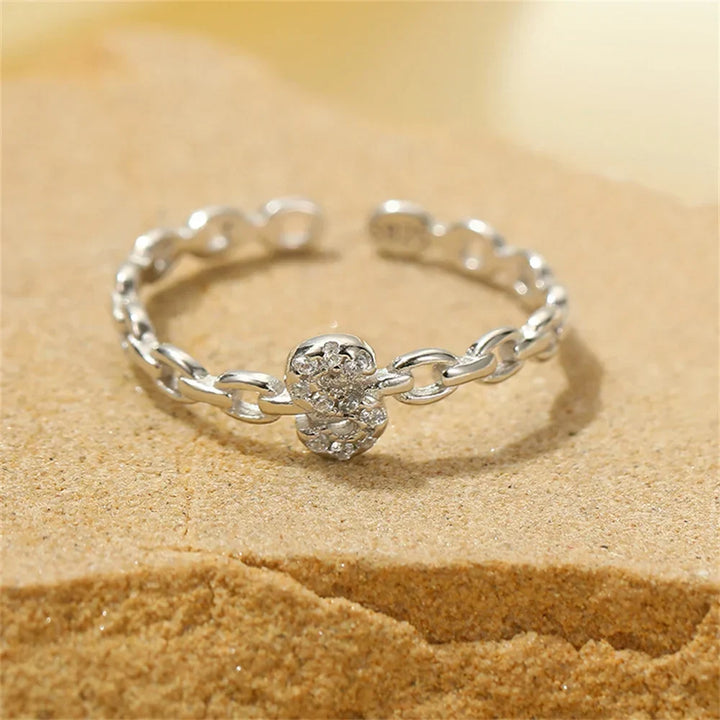 Kalsten | Dainty Diamond Letter Initial Ring