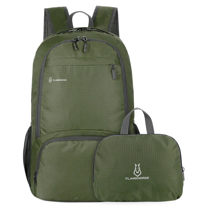 Kalsten | TrekVita Foldable Backpack | Ultralight & Waterproof | 31×14×47 cm | Outdoor & Travel Backpack for Men & Women