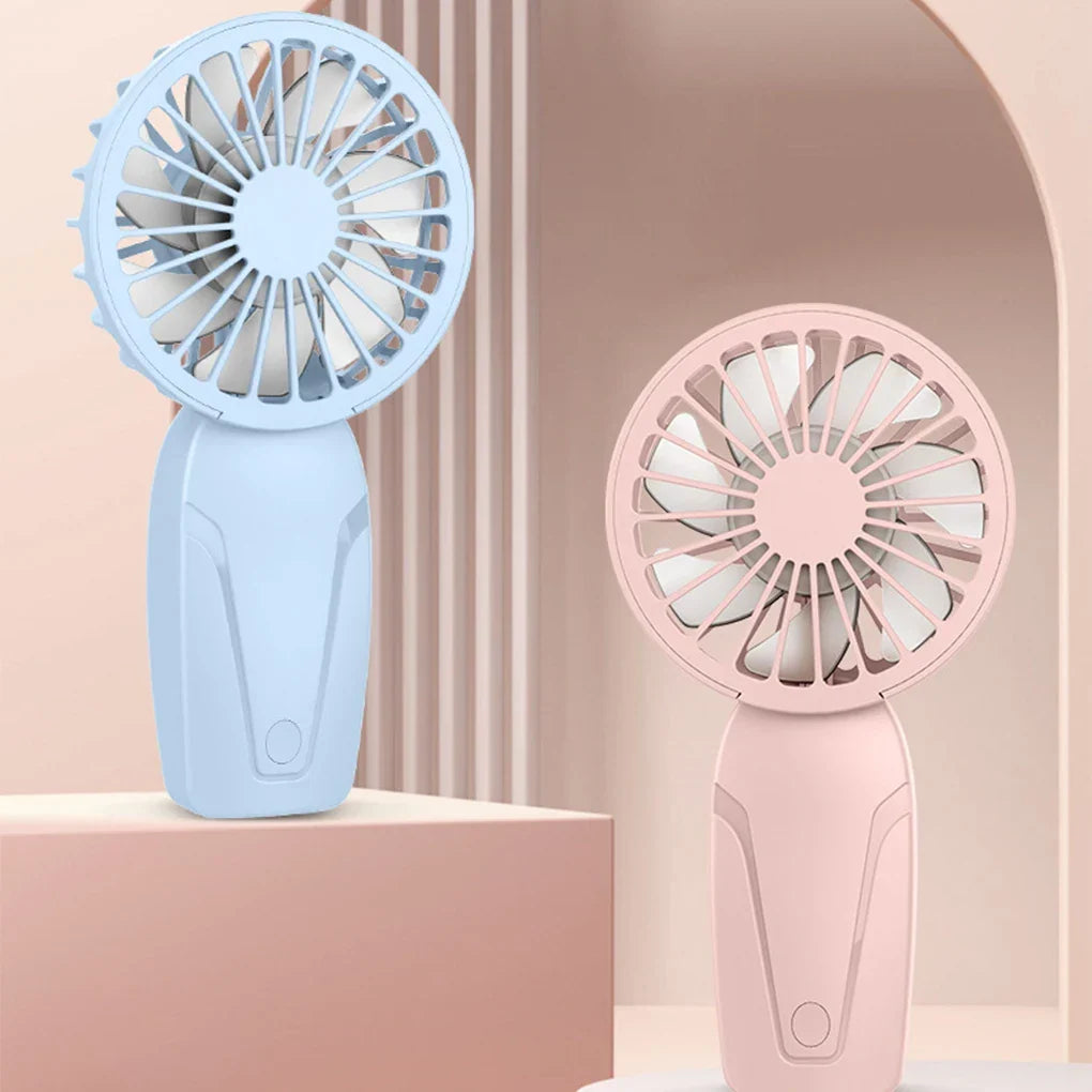 Portable Handheld Mini Fan – Lightweight ABS USB Rechargeable Pocket Fan for On-the-Go Cooling | Kalsten