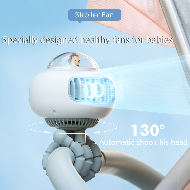 Portable Flexible Cute Baby Stroller Fan | Kalsten