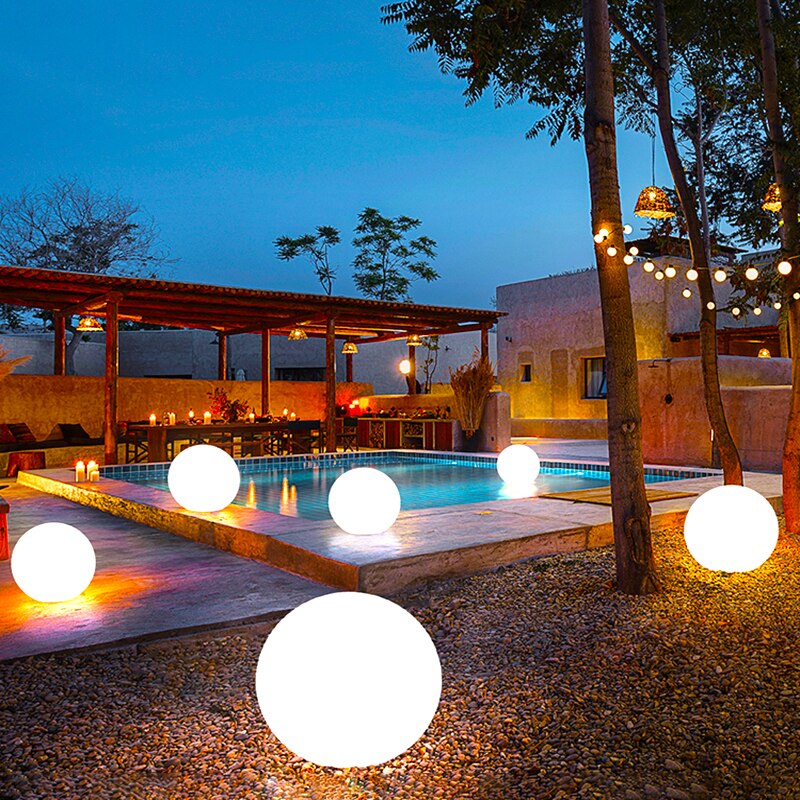 Shiny Moon Solar LED Waterproof Garden Ball Light | Kalsten