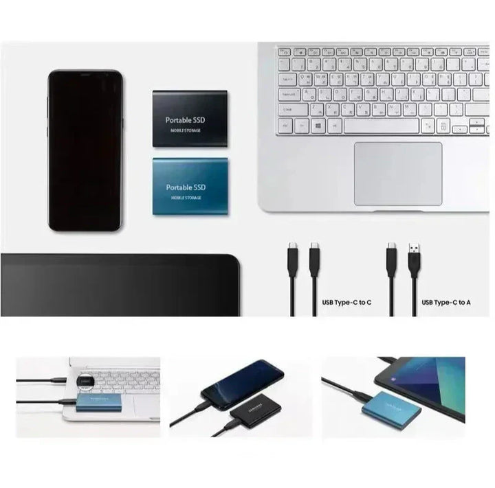 Kalsten | SpeedPro SSD 128GB High Speed Storage with USB-C 3.1