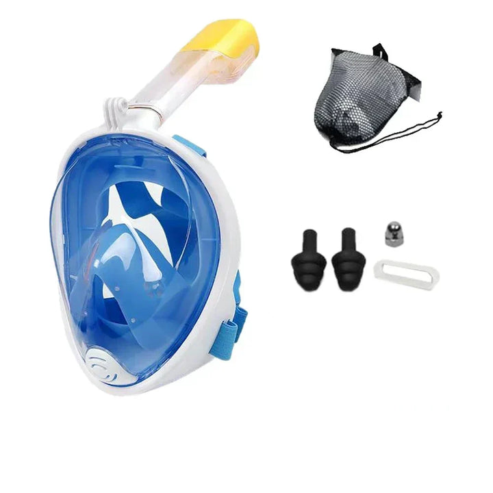 Kalsten | Oceavue Snorkel Mask | 180° Full Face | Anti-Fog & Leak Proof | For Kids & Adults