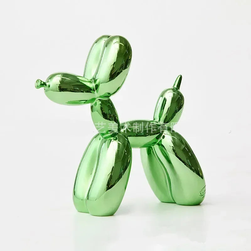 Brehn | Nordic Balloon Dog Sculpture Resin Animal Ornament Art Sculptures and Figurines Handicraft Home Decoration Room Desktop Accessories