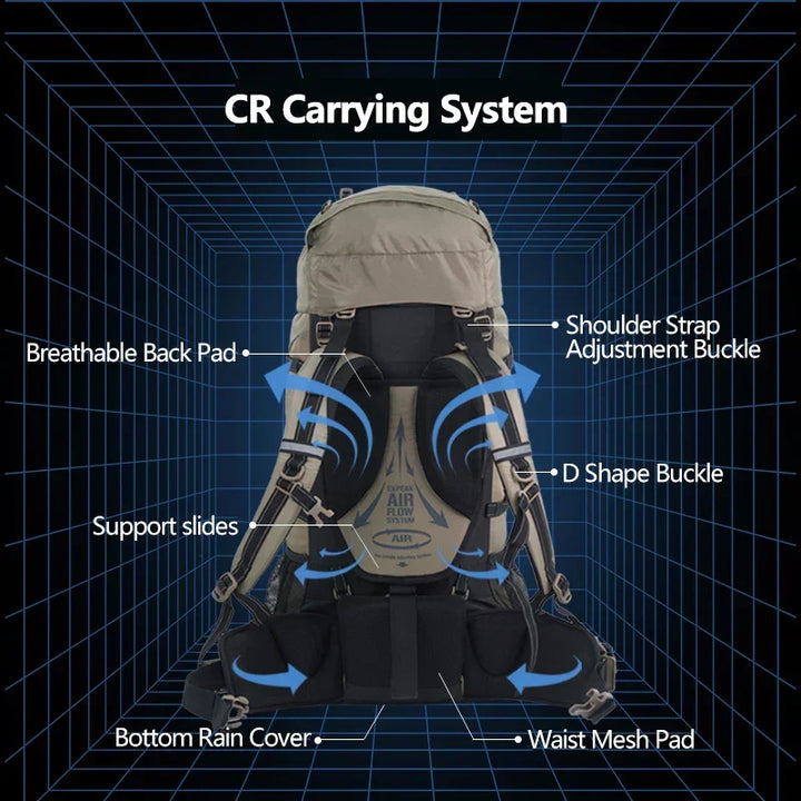Outdoor Path Camping Large-Capacity Hiker Backpack | Kalsten