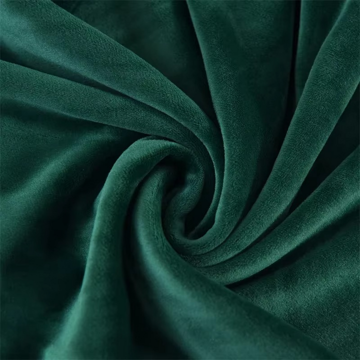 Kalsten | Elastic Velvet Chair Covers - Stretch Low Back Slipcovers for Dining and Makeup Chairs