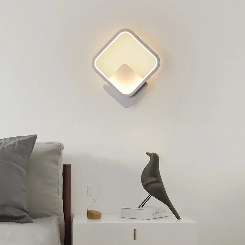 Minimalist LED Wall Lamp | Round & Square Sconces | Kalsten