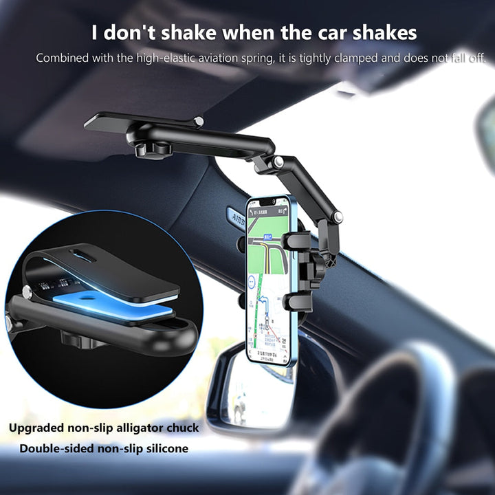 Kalsten | Sun Visor Car Rotating Phone Holder Clip