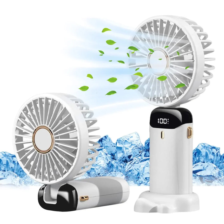 Electric Fan Portable Air Conditioner Mini Cooler Rechargeable Neck Fans for Home Free Shipping Hand Usb Conditioning Blades | Kalsten