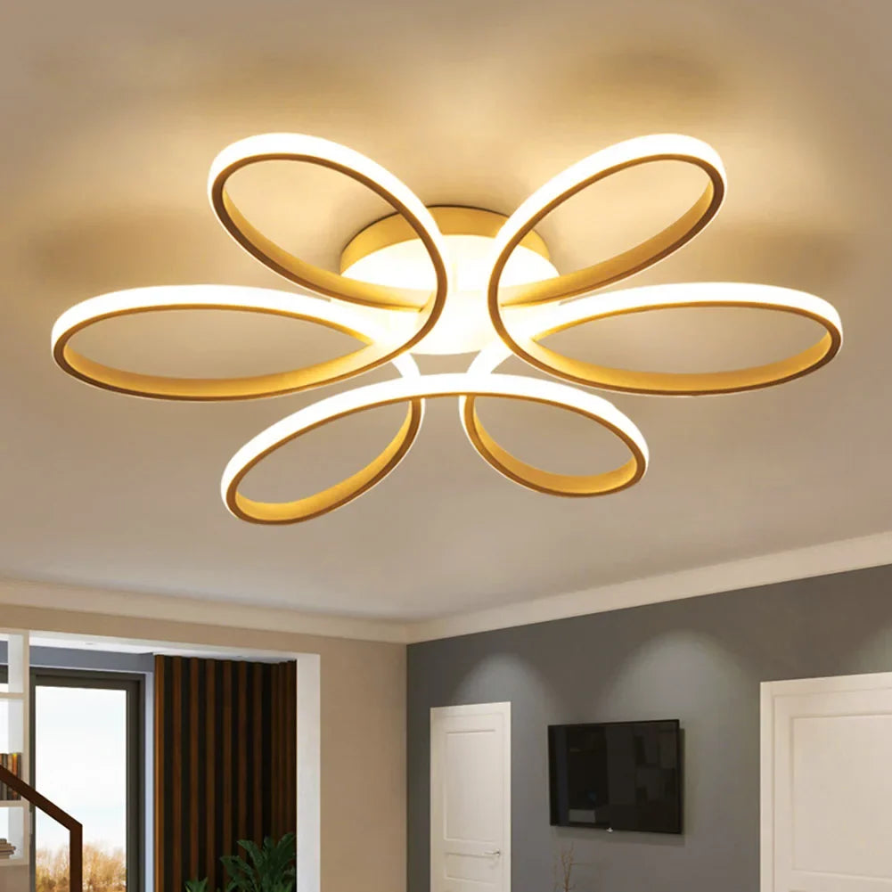 Modern LED Flower Ceiling Lights - Nordic Home Indoor Lighting | Kalsten