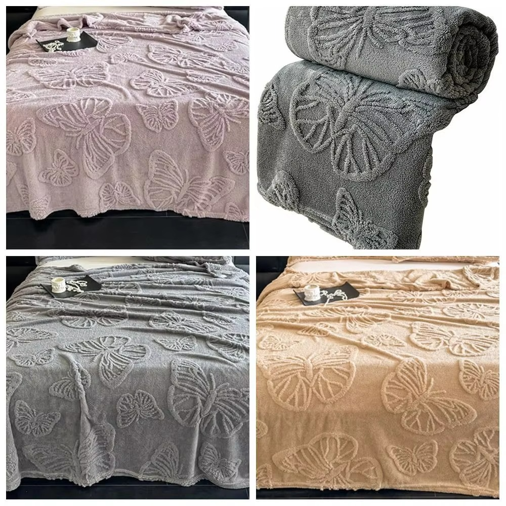 Double Sided Cooling Blanket with Breathable Cold Effect and 3D Butterfly Jacquard Design | Kalsten