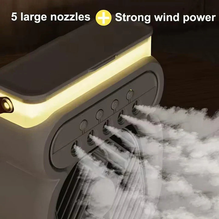 3in1 Air Cooler LED Night Lamp Humidifier Fan | Kalsten