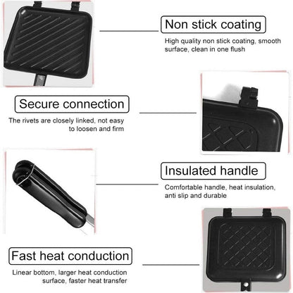 BowLift | Double Sided Non-Stick Sandwich Maker Pan