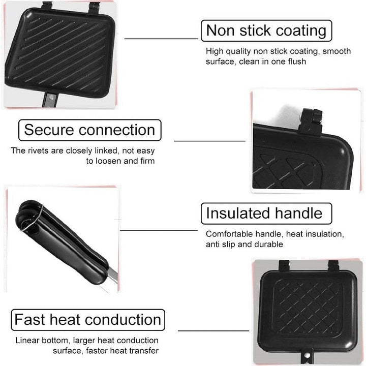 Kalsten | Double Sided Non-Stick Sandwich Maker Pan