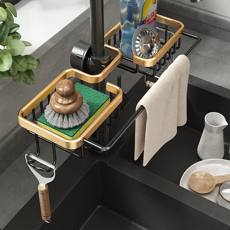 BowLift | Kitchen Organizer Sink Drain Rack