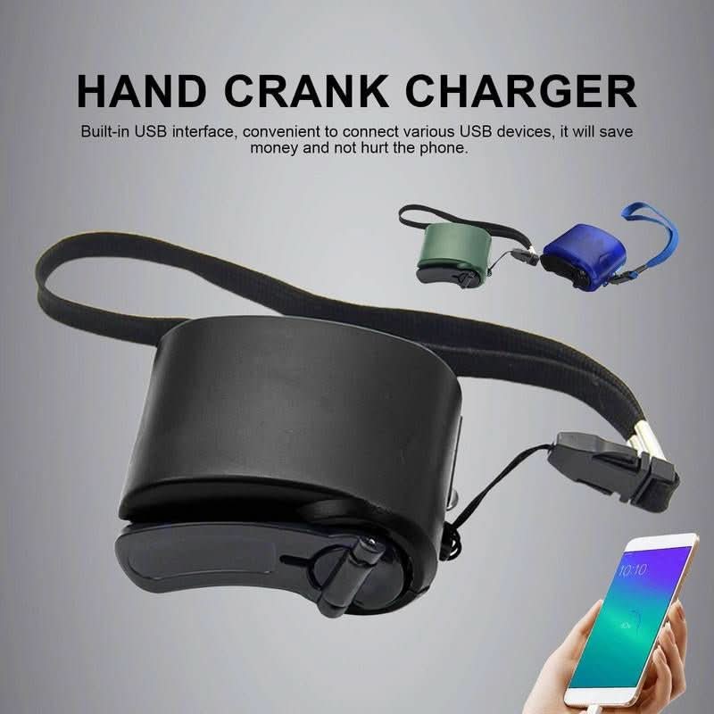 Kalsten | Portable Hand Crank Emergency Charger with USB & LED