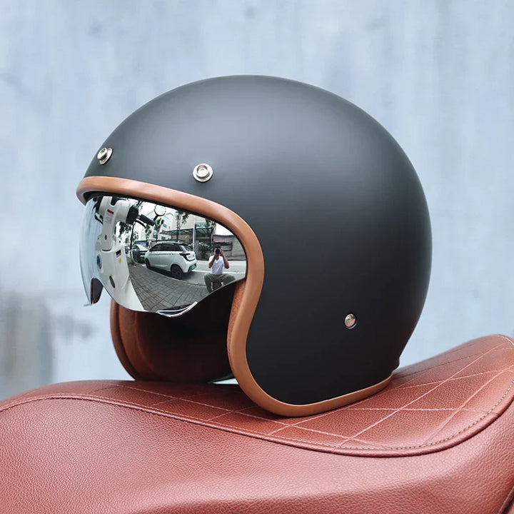 Kalsten | Retro Motorcycle Helmet 3/4 Open Face – Valor