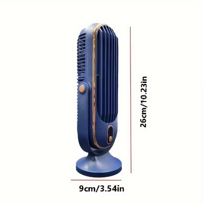 Compact, powerful, portable desk fan – USB rechargeable