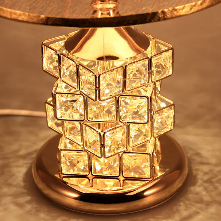 Modern Crystal Table Lamp – European Style Luxury Lamp for Wedding Gift Ideas, Sweet Bedrooms, and Home Decor | Kalsten