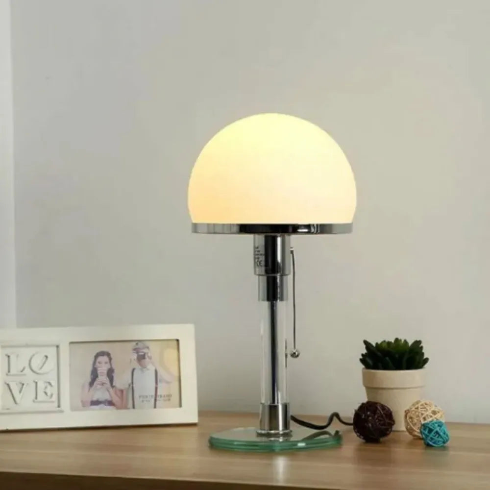 Modern Minimalistic Glass LED Table Lamp for Home Decoration | Kalsten