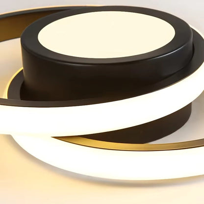 Double Ring LED Flush Mount Ceiling Light