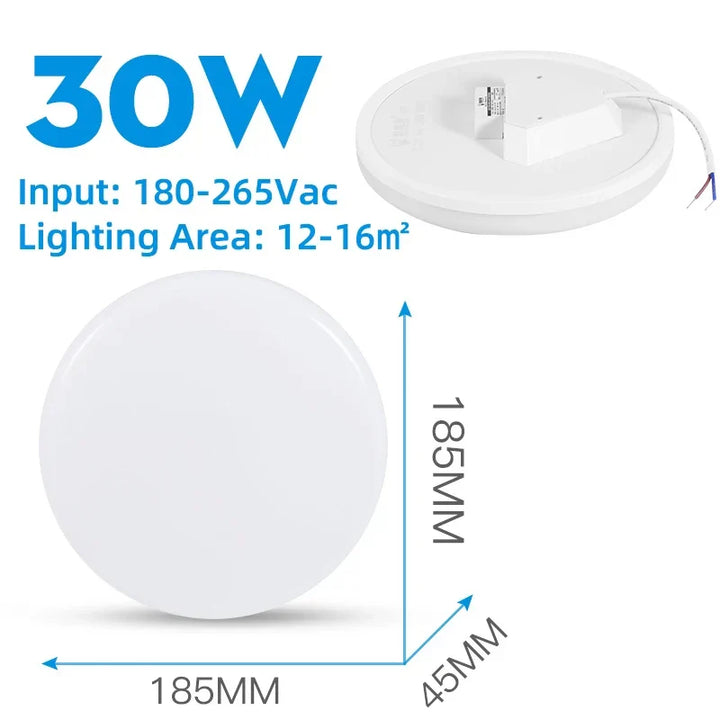 Modern LED Ceiling Light – Energy-Saving Panel Lamp for Kitchen, Bedroom, Living Room, and Corridor | Kalsten