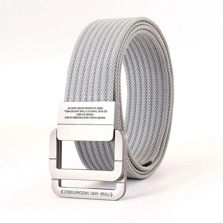 Kalsten | Unisex Canvas Belt – Double Metal Ring Buckle, Adjustable