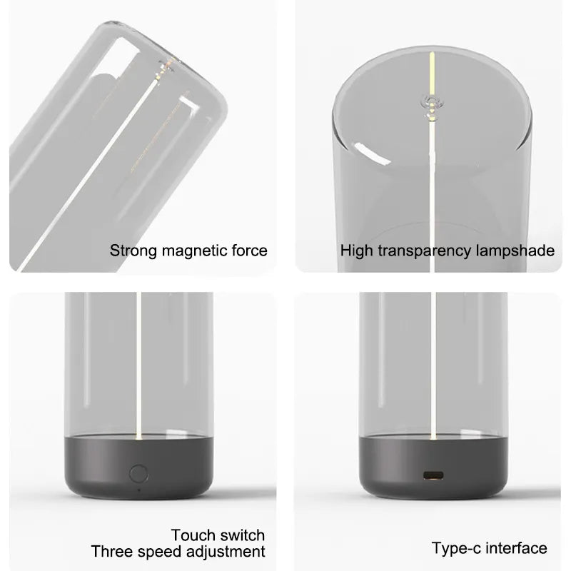 Stellar Glow Cordless Anti-Drop Magnetic Desk Lamp | Kalsten