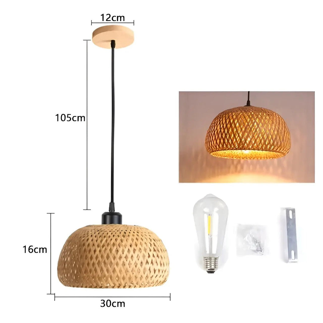 Elegant Rattan Pendant Light: Luxury Lighting for Any Space Kalsten