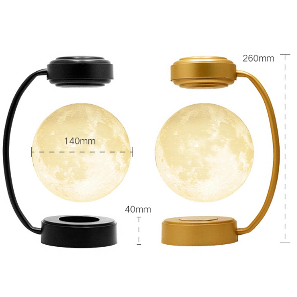 3D Magnetic Levitating Moon Night Lamp | Kalsten