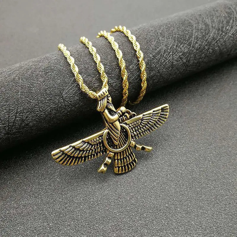 Kalsten | Zoroastrian Faravahar / Ahura Mazda Pendant Necklaces