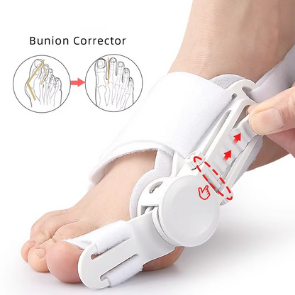 Hallux valgus correction, toe spreader, foot alignment aid