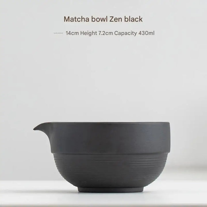 Variant image for Handcrafted Japanese Matcha Bowl Green Standard Size Ceramic-7