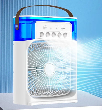 Portable Air Conditioner & Humidifier: Hydro-cooling small air cooler with 3-speed fan setting - Ideal for office and home use | Brehn